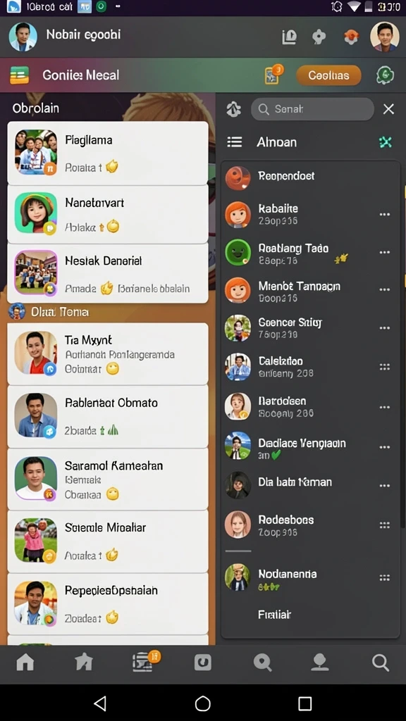 Tampilan antarmuka yang menarik dan mudah digunakan.