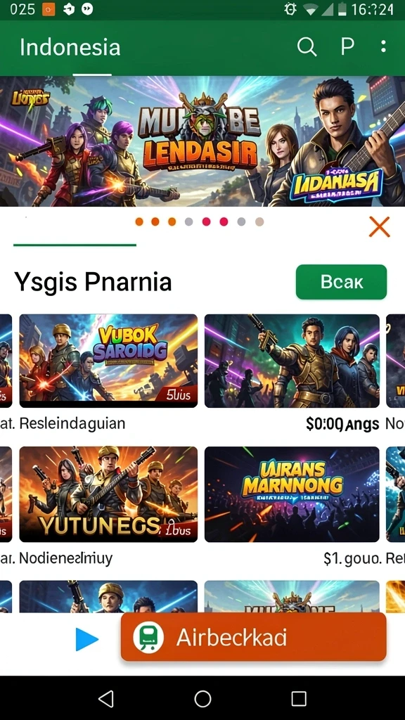 Tangkapan layar menunjukkan dunia permainan yang indah dan berwarna.