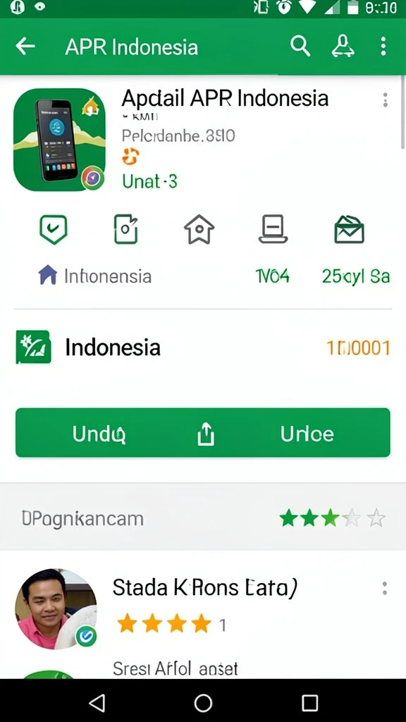 Tampilan menu utama yang stylish dan menarik.