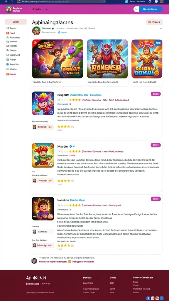 Karakter-karakter unik yang dapat dimainkan.