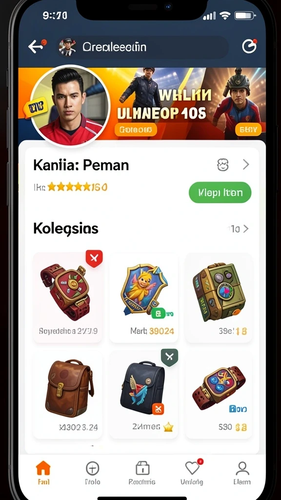 Tampilan antarmuka yang menarik dan user-friendly.