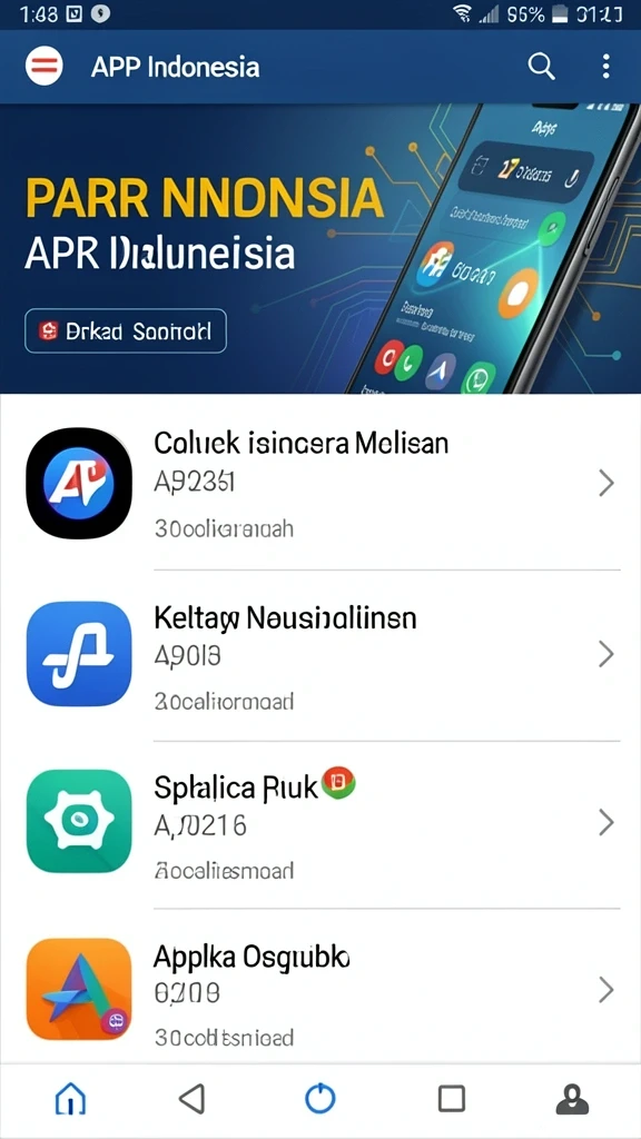 Tampilan permainan yang menarik dan penuh warna.