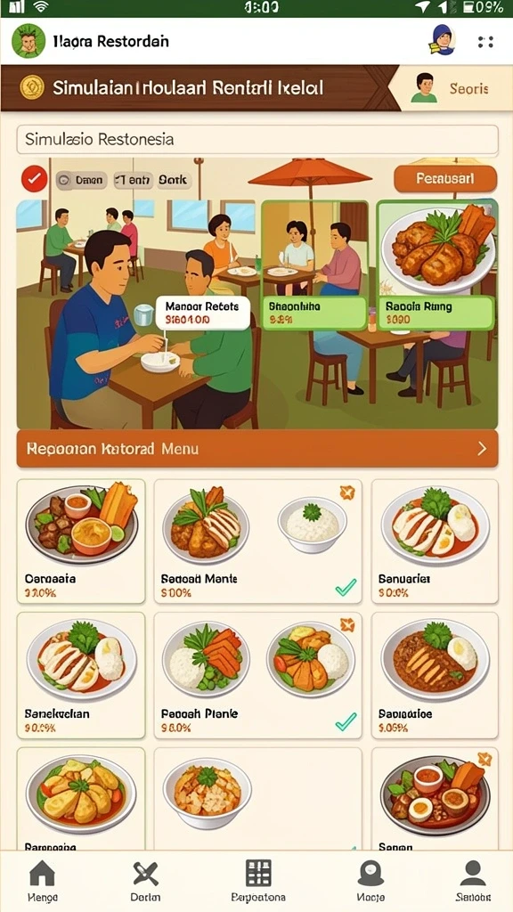 Deskripsi fitur sosial yang memungkinkan interaksi antar pemain.