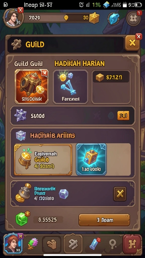 Screenshot menampilkan item baru yang dapat digunakan pemain.