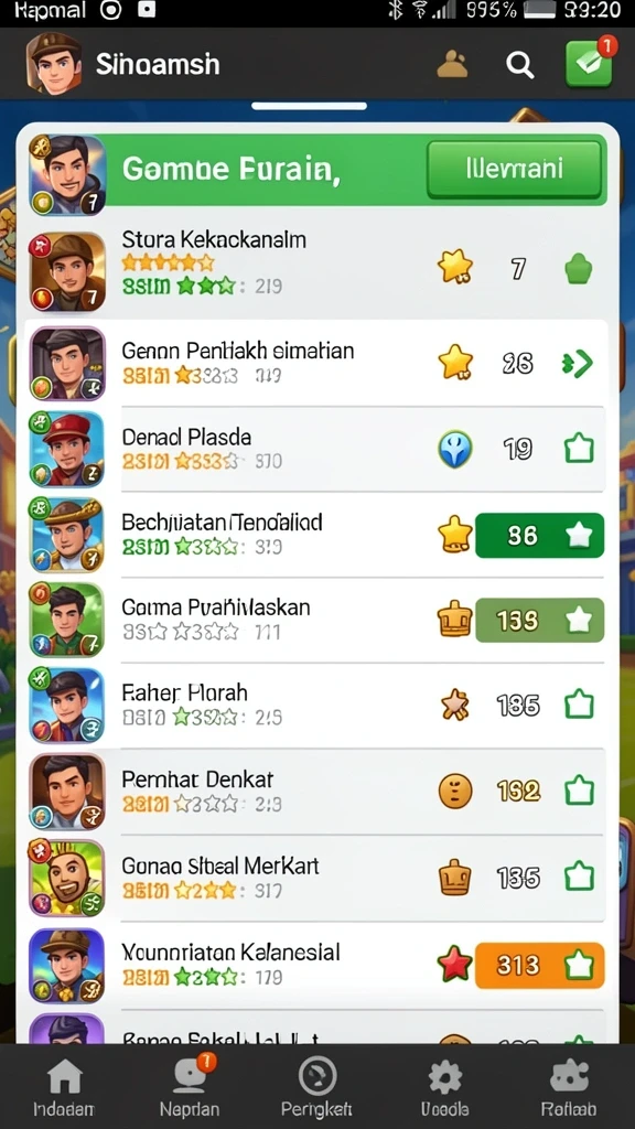Tampilan layar utama HPTOTO yang menarik.