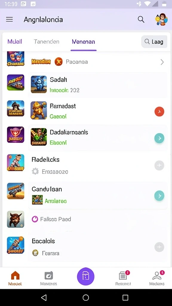 Screenshot menampilkan tampilan utama aplikasi JAWABET88.