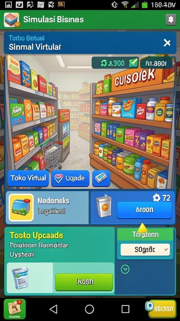 Tampilan antarmuka yang user-friendly.