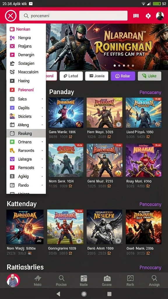 Screenshot menampilkan karakter utama dalam petualangan seru.