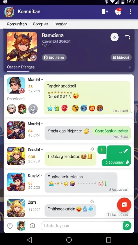 Karakter-karakter unik siap beraksi.