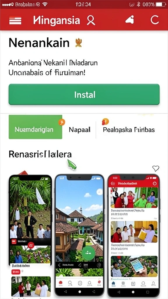 Pemandangan yang memukau dalam level permainan.