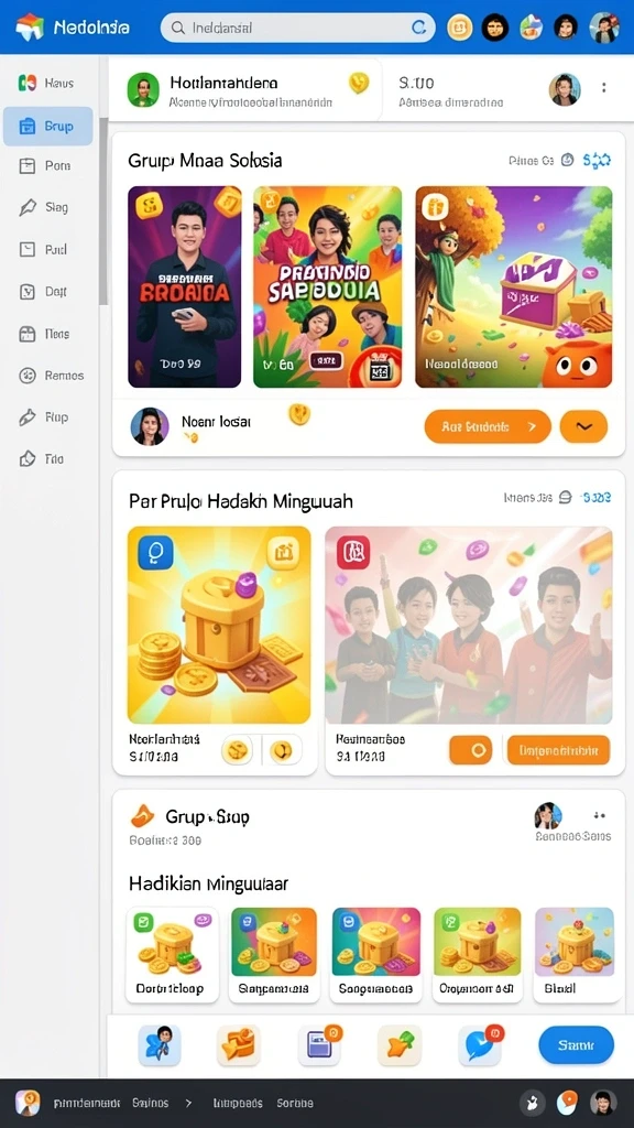 Tampilan antarmuka pengguna yang intuitif.