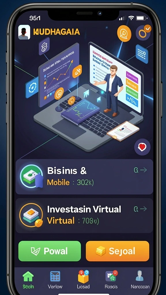 Screenshot dari level dengan tantangan menarik.