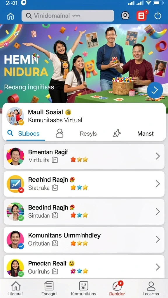 Fitur komunitas yang aktif dan suportif.