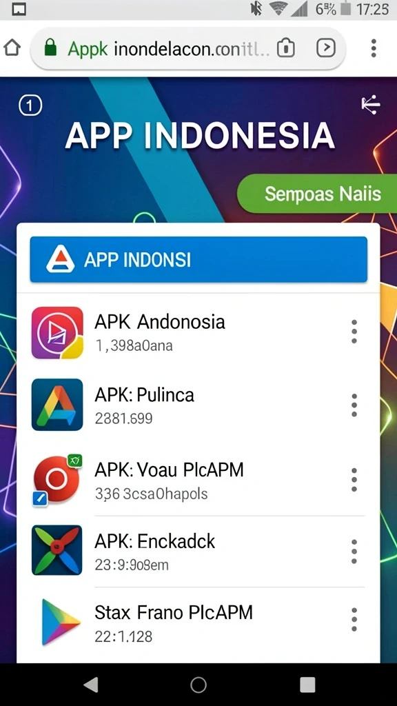 Tampilan karakter utama yang menawan.