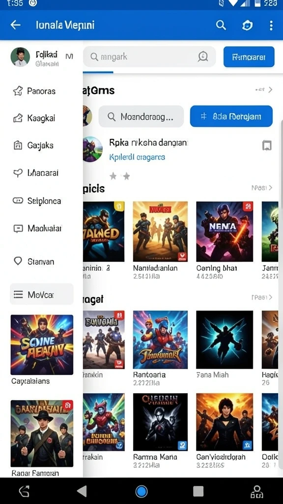 Sistem leveling yang intuitif dan menarik.