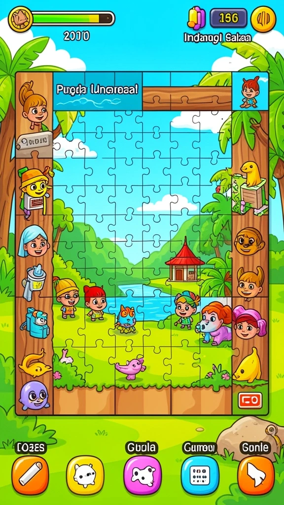Gameplay yang seru dan penuh strategi dalam setiap pertempuran.