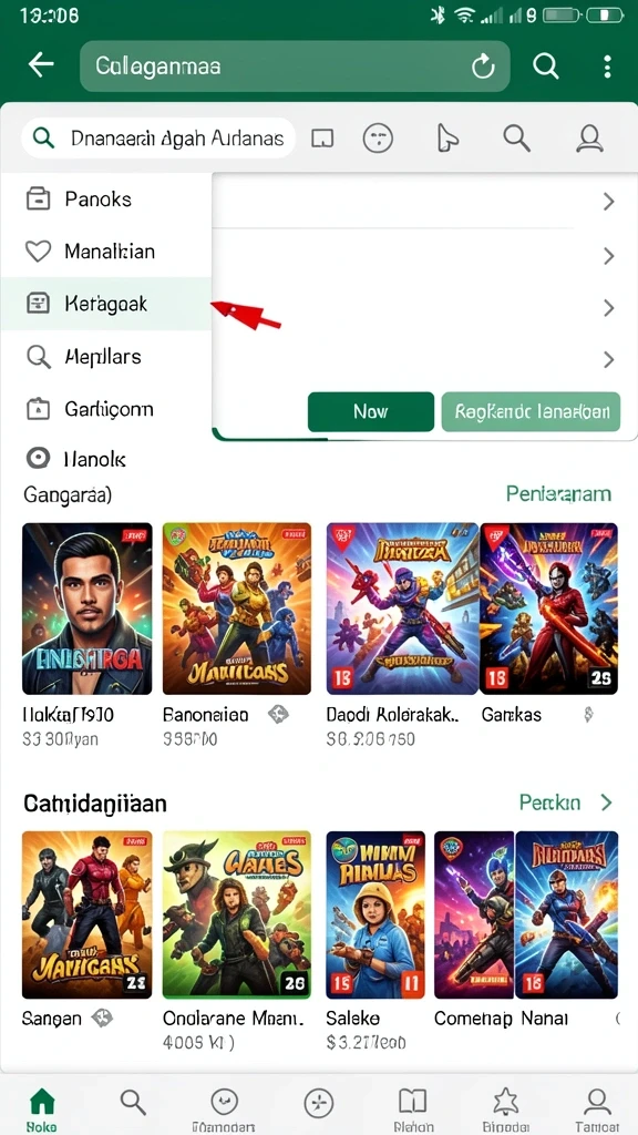 Tampilan antarmuka yang menarik dan user-friendly.