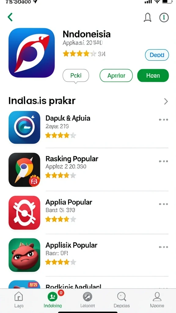 Tampilan utama PP7 yang menawan dan user-friendly.
