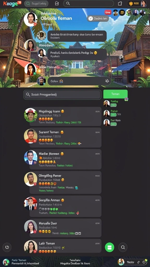 Tampilan antarmuka yang menarik dan mudah digunakan.