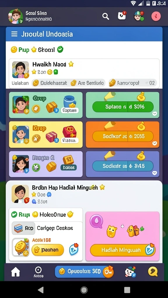 Tampilan antarmuka yang menarik dan mudah digunakan.