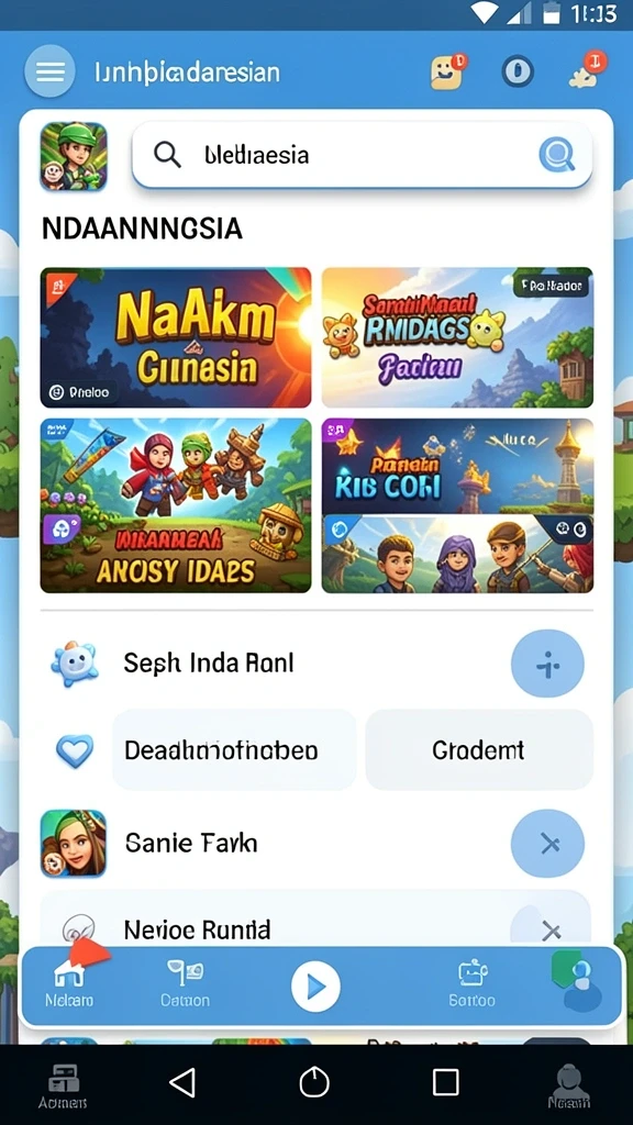 Level yang penuh dengan tantangan dan rintangan.