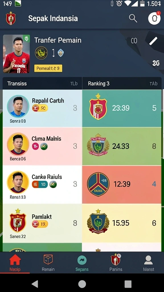 Pemandangan dunia dalam permainan yang memukau dan berwarna-warni.