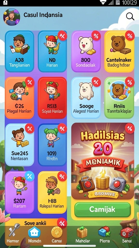 Mode permainan yang menantang dan seru.