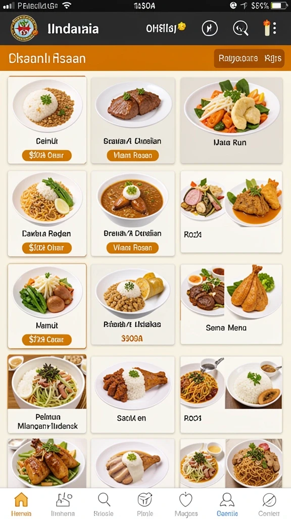 Di layar ini, Anda bisa melihat berbagai item yang tersedia untuk membantu pemain.