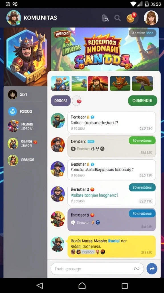 Screenshot dari level menantang dengan musuh yang beragam.