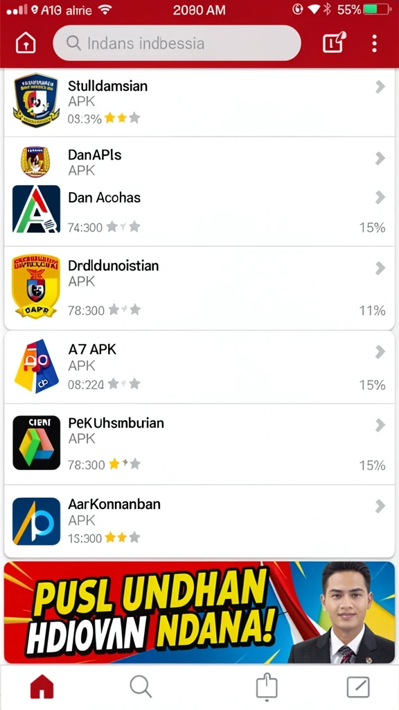 Antarmuka pengguna yang mudah dinavigasi.