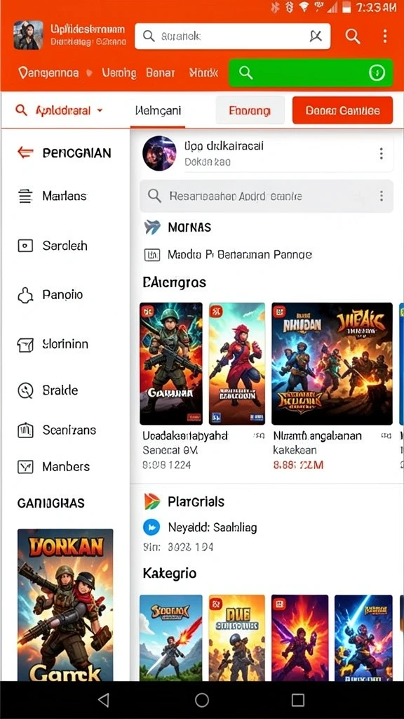 Gameplay seru dengan banyak variasi level.